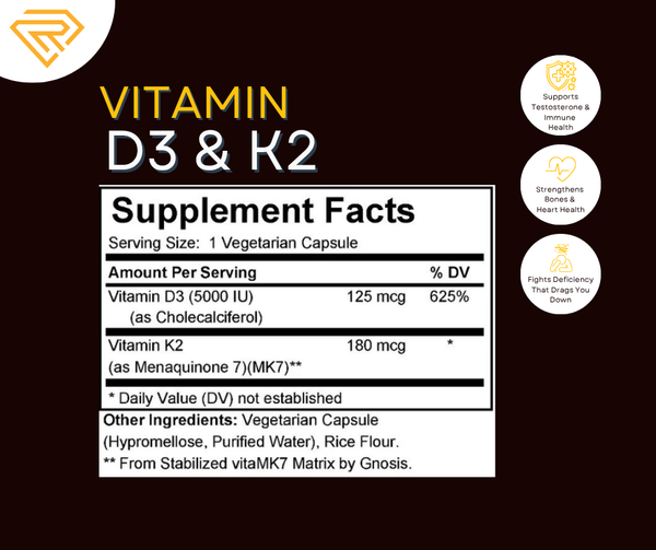 Vitamin D3 5000 IU + K2