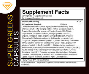 Super Greens Capsules
