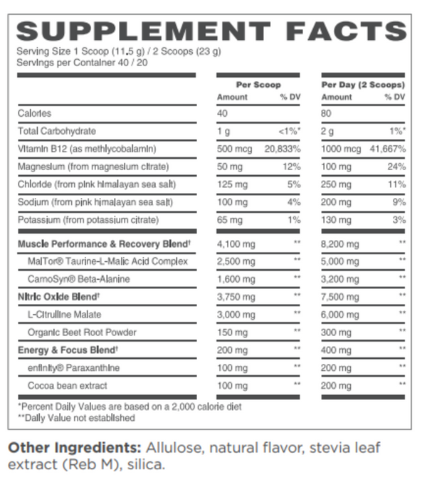 Natural Flex Pre-workout